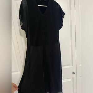 Long sheer Tshirt dress
